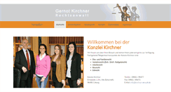 Desktop Screenshot of kirchner-anwalt.de