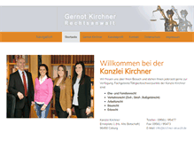 Tablet Screenshot of kirchner-anwalt.de